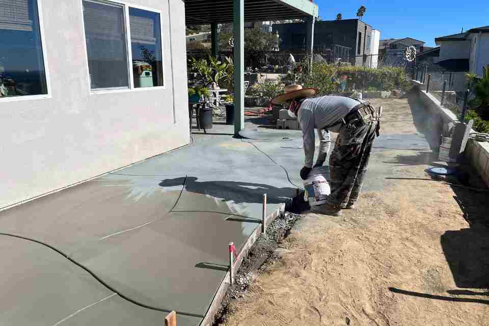 Stamped Concrete Driveway in Ventura